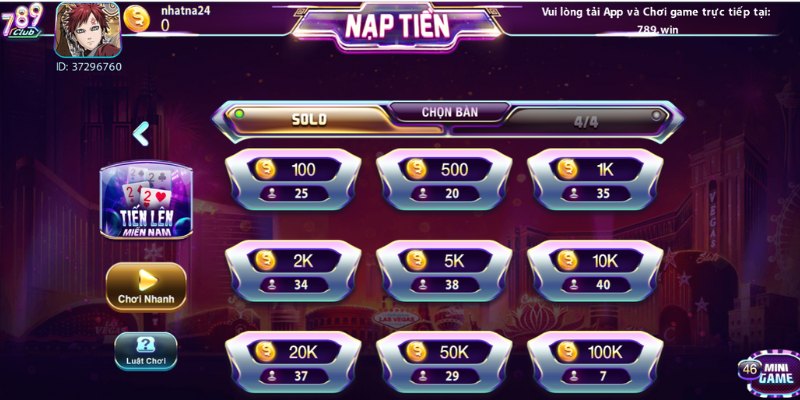 Thuật ngữ trong game tiến lên